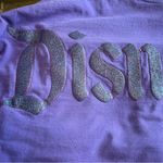 Disney  Spirit Jersey Purple Glitter Disneyland Resort S Flawed Oversized Photo 8
