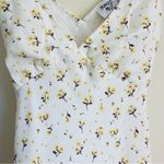 Princess Polly  Nellie Floral Mini Dress size 2 White / Yellow Photo 5