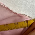 Pink Sheer Lace Trim Tank‎ Top Y2K Vintage Romantic Lingerie Cami Soft Girl XL Photo 4