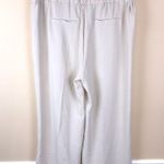 Rachel Zoe Women’s Cream Wide Leg Lightweight Cropped Trouser Pull-On Pants Photo 6