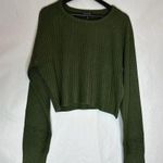 Pretty Little Thing NWT Plus Khaki Green Cropped Rib Knit Sweater Jumper Size XXXL Photo 13