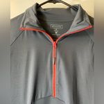 Athleta Malibu Half Zip Active Hike Jacket Pullover in Grey/Red Sz Medium Photo 2