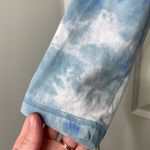 Old Navy EUC Old‎ Navy women’s tie dyed pattern blue white cropped long sleeve tshirt M Photo 1