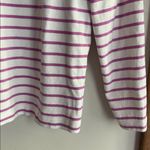 J.Crew Striped Ruffle-collar Henley Top Photo 9
