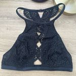 Victoria's Secret  Black Lace High Neck Bralette Photo 5