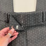 Loft  Corpcore Marisa Skinny Fit Pindot Print Dress Pants Women’s 8 Gray/White Photo 3