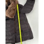 Brunello Cucinelli  Coat Jacket Women’s Size 42 Puffer Down Fox Fur Collar Luxury Photo 15