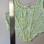 Derek Heart  Women's Cropped Green Corset Tank Top Medium Photo 4