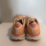 Hoka  Women's Clifton 8‎ Cantaloupe Orange Sneaker Comfort Shoe 8B Photo 3