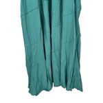 Polygram Shimmery Jade Maxi Dress size 2X Puff Short Sleeves Smocked Waist NWT Green Photo 6