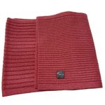 ALL SAINTS NWT Ribbed Wool Blend Scarf Red One Size 86” Cozy Knit Wrap Photo 3