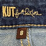 Kut From The Kloth Gidget Fray Short Size 8 Frayed Hem Dark Wash Denim Shorts Photo 4