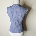 ZARA  Lavender Textured Cut Out Tee Photo 6