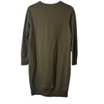 Universal Standard  Bree Sweatshirt Dress Army Green Photo 5