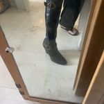 Black Leather Knee Photo 11