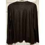 Rock 47th Wrangler Women's‎ Brown Open Front Faux Suede Snake Jacket Size S Photo 1