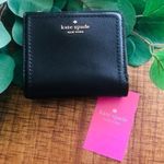 Kate Spade  Black Bifold Wallet With ID Window NWT​ Photo 0