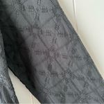 Badgley Mischka floral embroidered cotton button-down shirt Photo 1