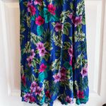 Sag Harbor  Colorful Rayon Skirt with Colorful Buttons Size Large Photo 4