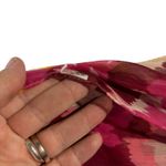 Unbranded Women's Berry Pink Yellow PRINTED WRAP Scarf 20"x84" Photo 3