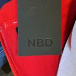 NBD  Strapless Red Gown Photo 4