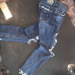 😍UNITED TEAM Best Fashion Ripped Jeans😍 Blue Size 8 Photo 5