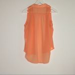 Lush Clothing 3/$15 LUSH Sheer Sleeveless Spread Collared Top Bu Photo 1