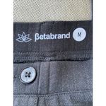 Betabrand  Classic Black Pinstripe Dress Stretch Boot Cut Yoga Pants Women Medium Photo 5