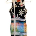 Clover Canyon 𝅺 Women's Size Small Rainbow Garden Plaid Tank Dress Multicolor Photo 1