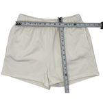 Good American  Size 1 White Elastic Waist Cotton Shorts Photo 3