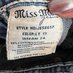 Miss Me  JE5865P Denim Thick Stitch Flap Pockets Capris Photo 11