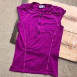 Athleta Zipper Front Athletic Top Size Small Photo 2