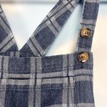 FRNCH  Paris plaid denim wide leg overalls Photo 5