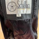 Schillaci leather retro modern glam Y2k Whimsygoth Italian leather vest size M Black Size M Photo 6