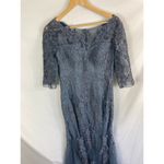 La Femme 29226 Embroidered Tulle Sheath Gown Size 6 Photo 5