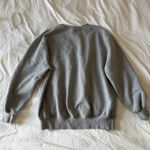 For Love & Lemons  Alex Oversized Crewneck Sweatshirt Heather Grey Size XXS Photo 4