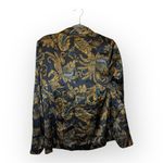 DR2 Black Gold Paisley Blazer M NWT Baroque Print Holiday Party Jacket Size M Photo 1