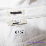 Madewell New!‎  High-Rise Denim Shorts in Tile White size 37 Photo 11