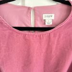 J.Crew Velvet Dress Long Sleeve Tulip Hem Pink Mauve Party Cocktail Size 2 Photo 2