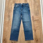 Kensie  | Ella High Rise Straight Medium Wash Distressed Denim Jeans, Size 6/28 Photo 1