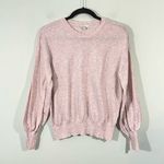 Ella Moss Junior's Pink & Purple Space Knit Scalloped Collar Sweater Size M Photo 0