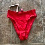 SKIMS Signature Swim Mid Waist Bottom Ruby Size XXS Photo 5