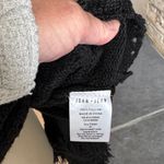 John + Jenn  Black Cowl Neck Sweater with Fringe Photo 11