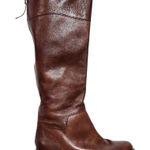 Nine West  Vintage America Brown Leather Riding Boots Size 6.5 Brown Riding Boots Photo 0