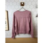 Evereve  Pink Kylar Pleated Sleeve Pullover - Size - Small Photo 4