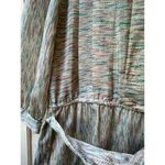 Jonathan Martin Vintage 80s metallic confetti pattern Belted 3/4Sleeve Dress Sz6 Photo 14