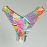 Body Glove Purple Pink Geometric Patterned Bikini Bottoms Bathing Suit Size M 🌸✨ Photo 1