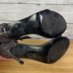 Steve Madden Mischa Crystal Embellished Sandal Black Size 9.5 Photo 4