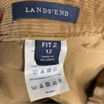 Lands' End  caramel corduroy pants size‎ 12 Photo 3