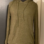 💜 Harlowe & Graham Army Green Khaki Hoodie with Pockets Photo 0